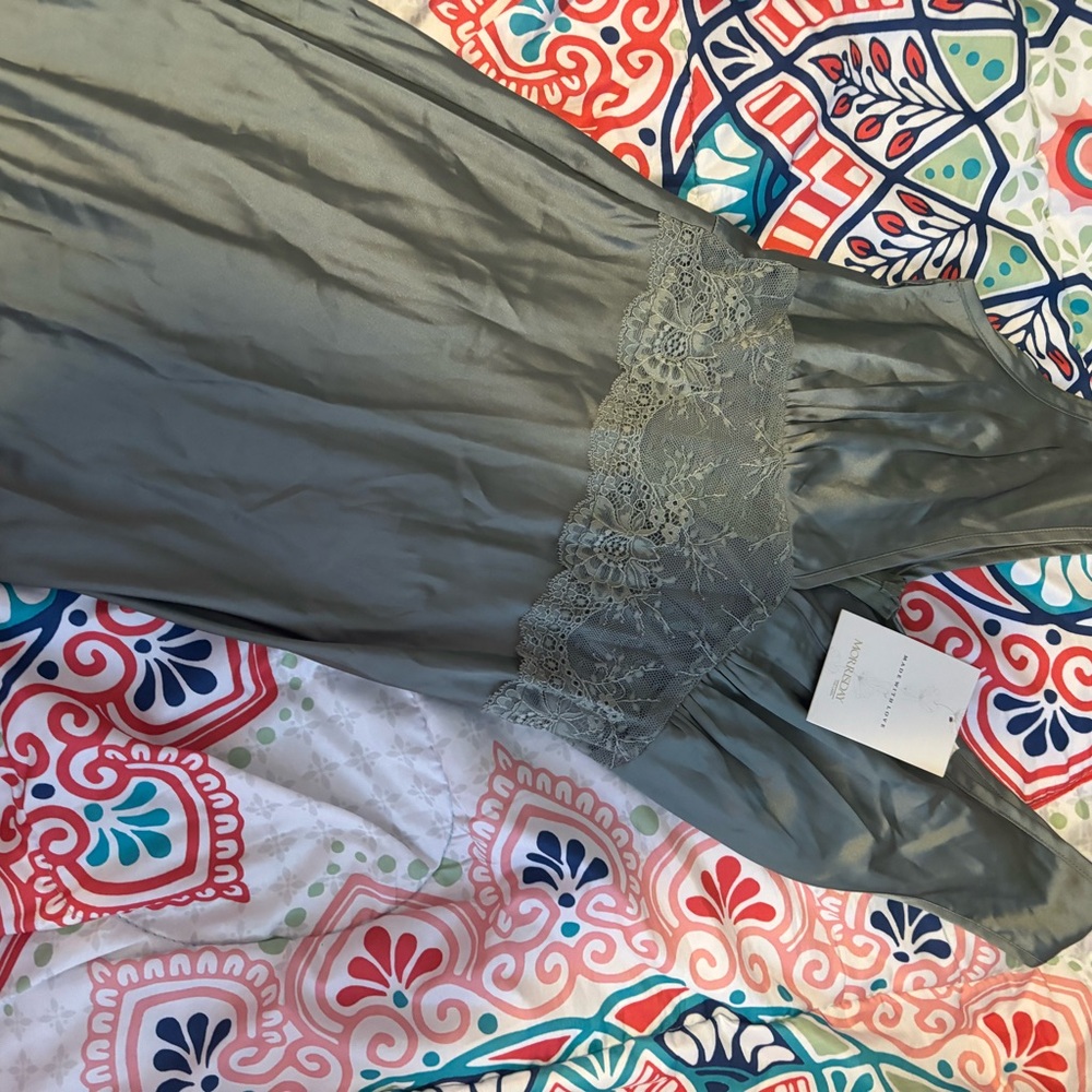 White Fox Boutique Gray Maxi Dress